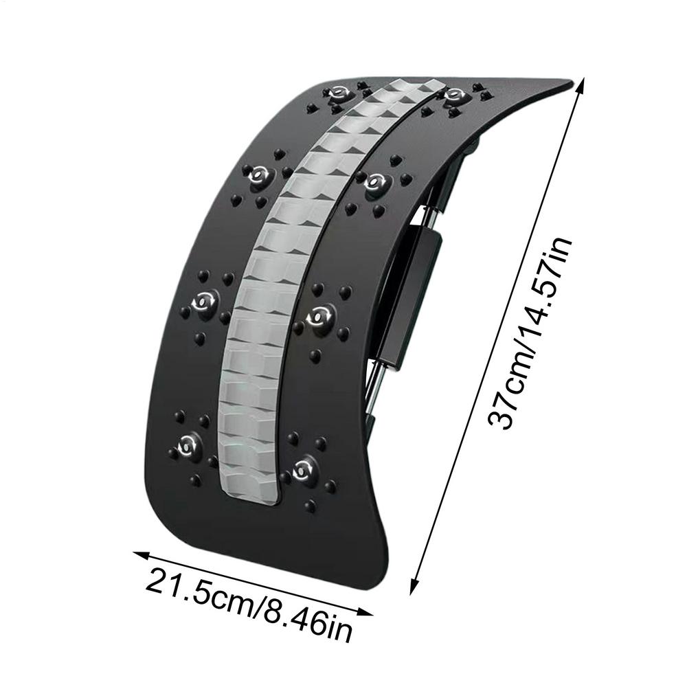 

Lower Back Stretcher Waist Support Relieving Board adjustable upgraded back massager pain relief for Workout Sleeping Pilates чёрный