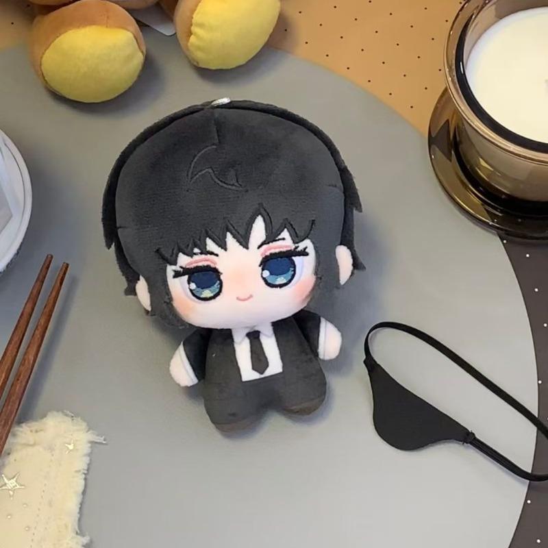 Chainsaw Man Knuffel Himeno Aki Hayakawa Kobeni Engel Duivel Zachte Opgezette Poppen Anime Karakters Mini Katoenen Poppen Voor Fans Cadeau 10cm black