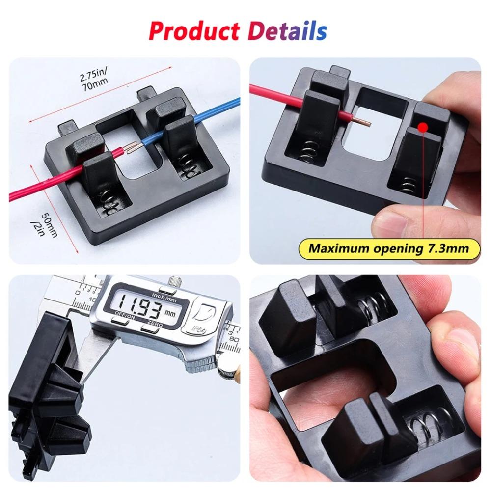ABS Electric Welding Wire Soldering Fixture High Temperature for 0.1-0.7cm Thick And Thin Wire Clamps Welding Repair Tools