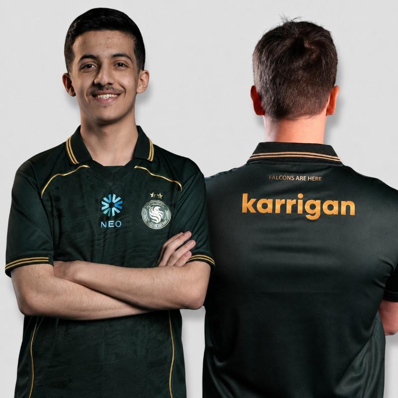 Nuove Uniformi di Allenamento Team Falcons 2026 CS2 Esports NIKO M0NESY Kyousuke Maglia T-shirt Uomo Girocollo Polo Regali Nome Personalizzato