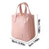 Travel Cosmetic Bag PU Leather Makeup with Handle Multipurpose Toiletry for Eyebrow Pencil