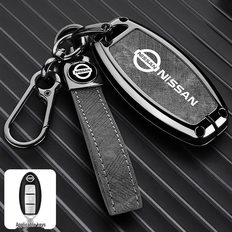 Nissan Key Case: Metal Cover for Sylphy, Terra, Tiida, Qashqai, Murano, Kicks