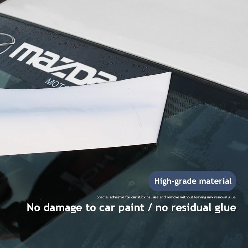 Car Front Rear Windshield Stickers Decals Auto Accessories For Mazda 2 3 6 5 Atenza CX3 CX5 MX5 CX7 Axela CX30 CX90 CX60 CX50
