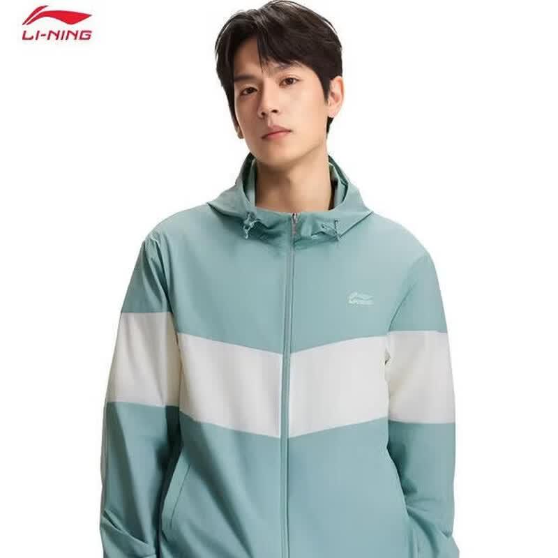 Li-Ning Men s Hooded Outdoor Woven Jacket XL