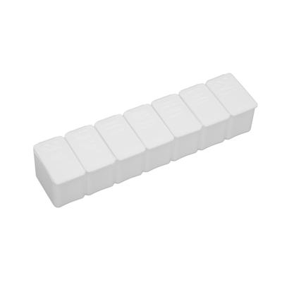 3pcs Weekly Pill Organizer Portable 7 Day Pill Medicine Case Compartments Supplements for Vitamins Fish Oil