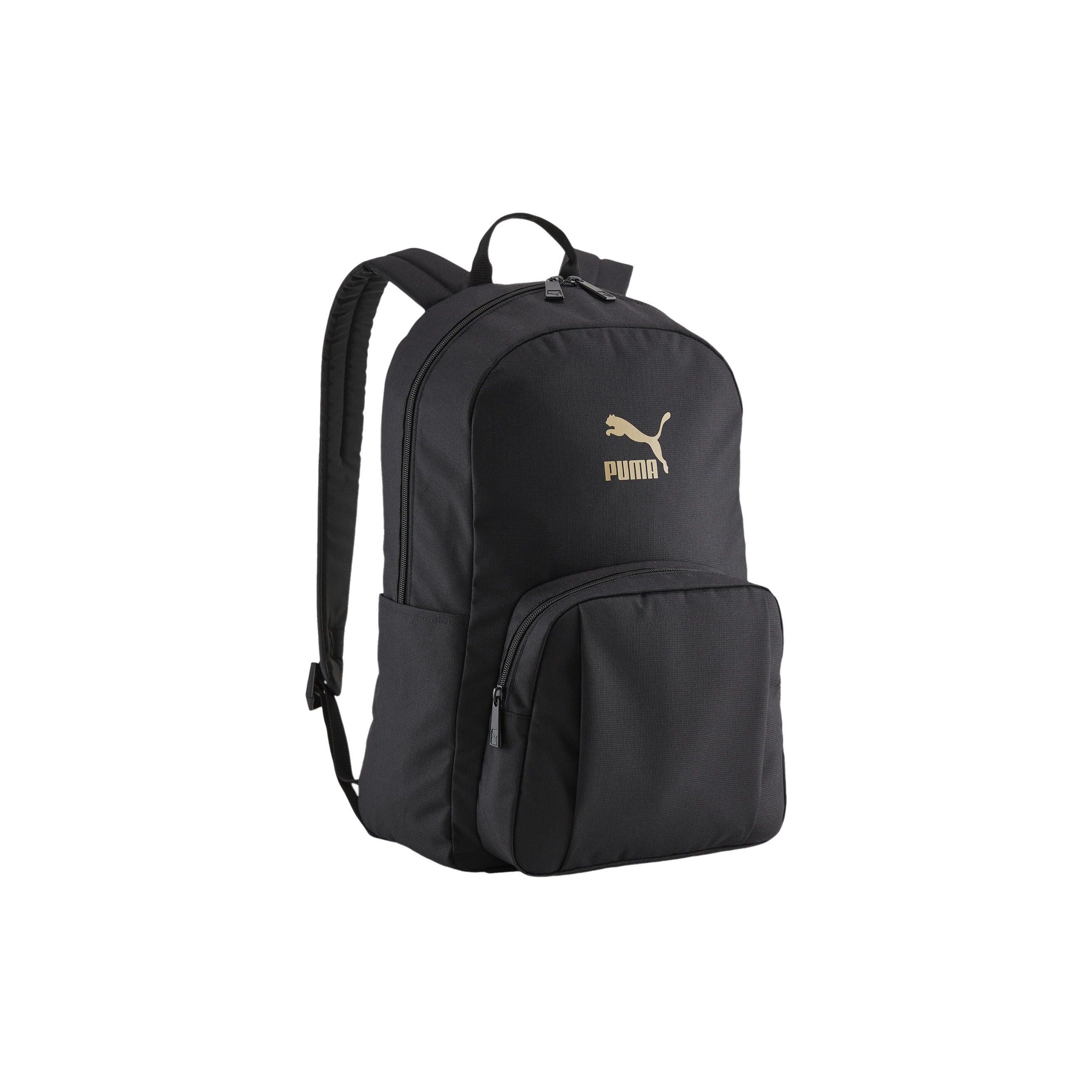Puma Printed Casual Classic Fabric Backpack Unisex Backpacks Black 079985-02 Black