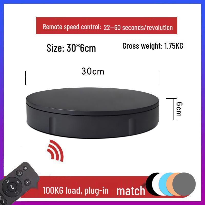 High-Capacity Electric Rotating Display Stand for Photography and Video