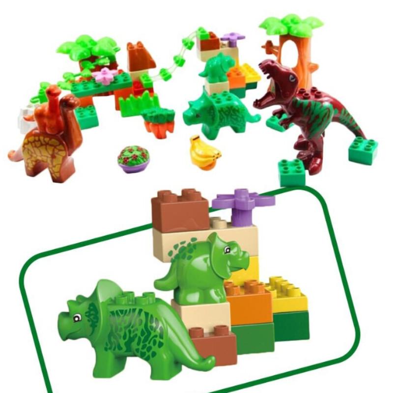 Paradise 40pcs Dinosaur Themed Assembly Building Blocks Set Children Puzzle Toys