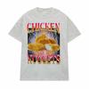 Chicken Nuggets Vintage Style Funny Meme Tshirt Unisex Women Summer Tops ONeck T Shirts Fashion Humor Cotton Short Sleeve T Shirt