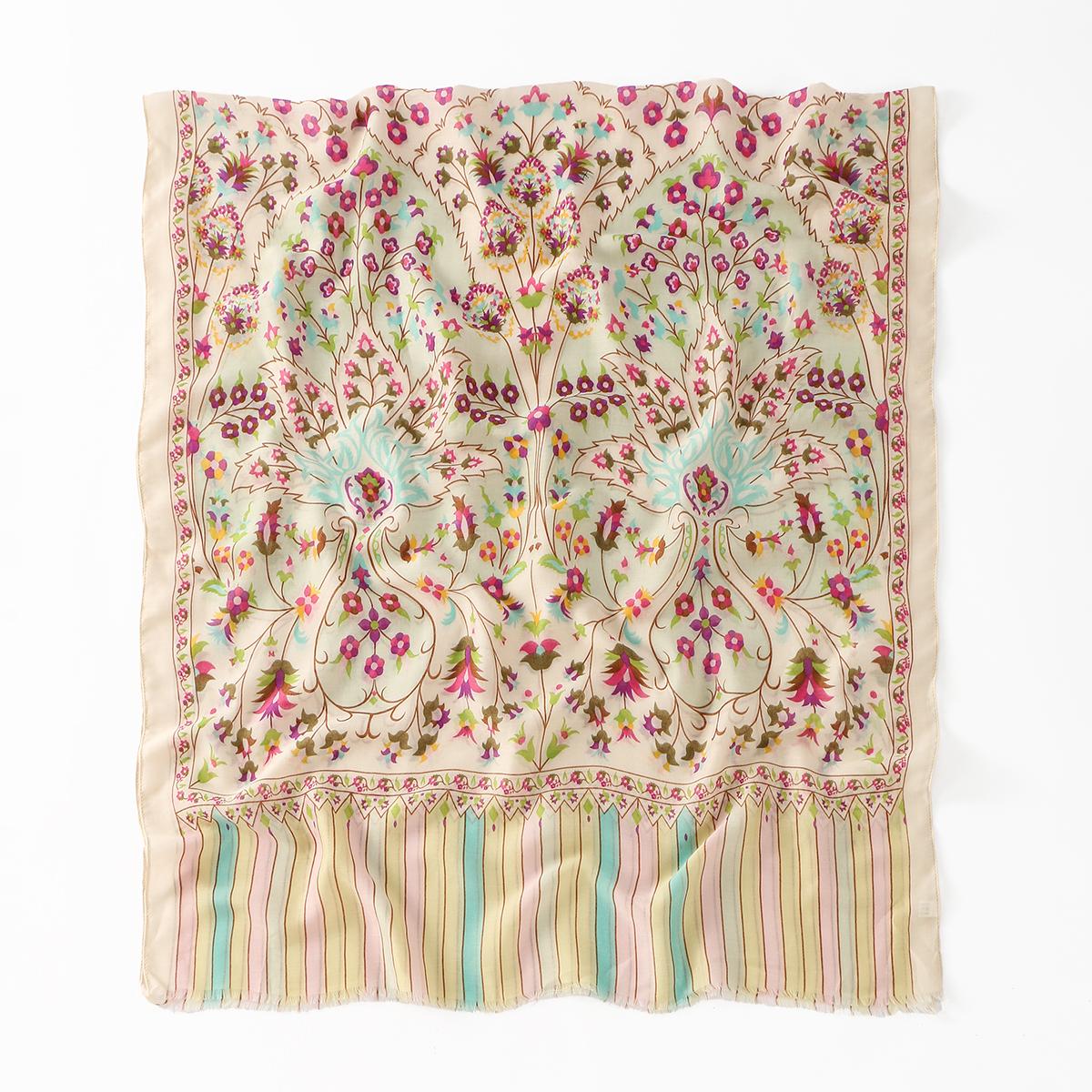 

Fashion Floral Printed Scarf Fringe Shawl Woman Muslim Hijabs Cotton Viscose Headband Summer Beach Stoles Islam Turban