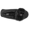 UGG Ansley Holiday Puff Bow Fleece Lined Warm Low Top Casual Shoes Women sneaker Black 1103858-BLK