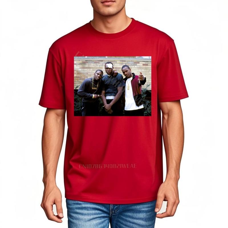 Rock tshirt Casual Unisexs Tshirt Three Unisex Standing Together Smiling Daily Wear Trendy Tshirt Fashionable New Teeshirts