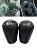 5/6 Speed Leather Gear Shift Knob Lever For Mazda 3 BK BL 5 CR CW 6 II GH CX-7 ER MX-5 NC III 2005 2006 2007 2008 2009 2010 2011
