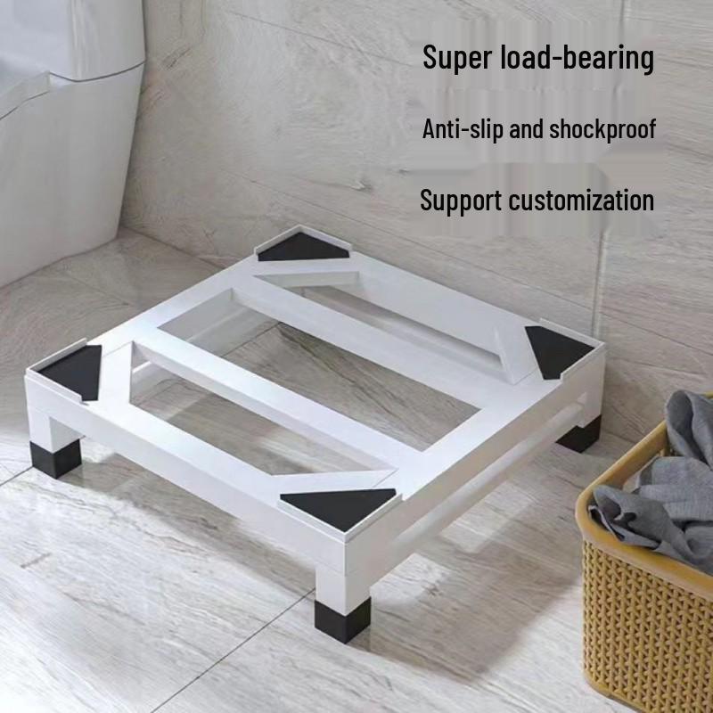 Uniwersalny stojak podstawowy do urządzeń AGD z kutego żelaza, z regulowaną wysokością, do pralki, lodówki, zmywarki i innych