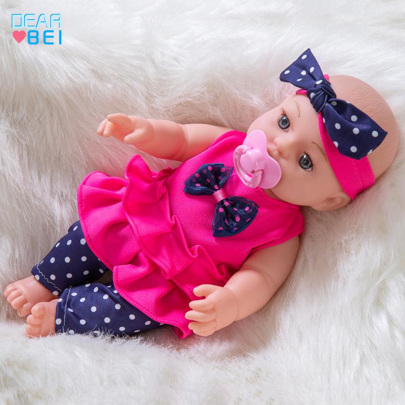 Comforting Reborn Vinyl Baby Doll Toy - Soft Rubber Gift for Children