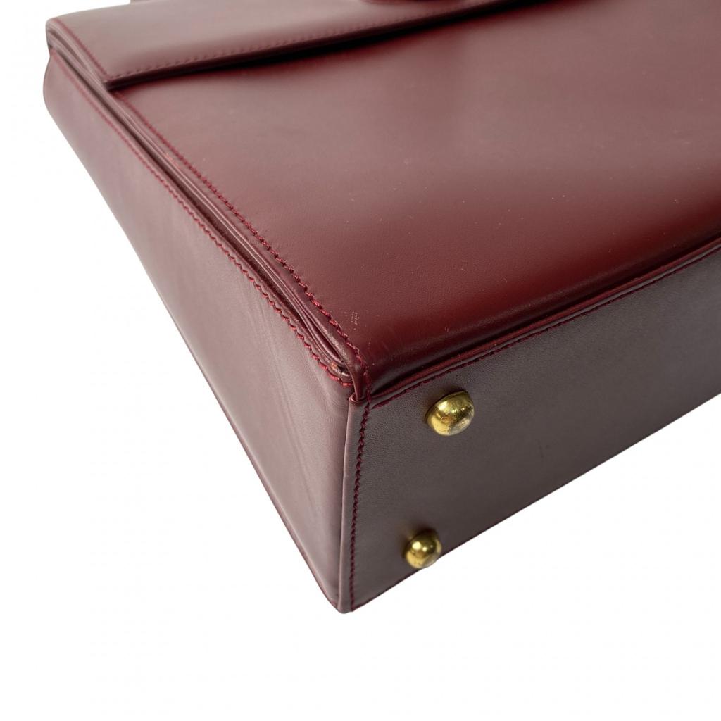 Used CARTIERHandbag Bordeaux leather Women