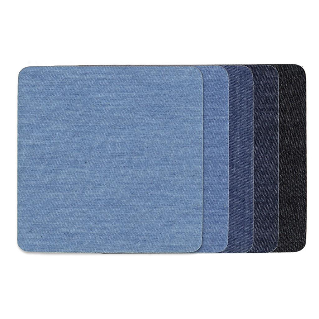 Premium Denim Iron Jean Patches No-Sew Shades Assorted Cotton Jeans
