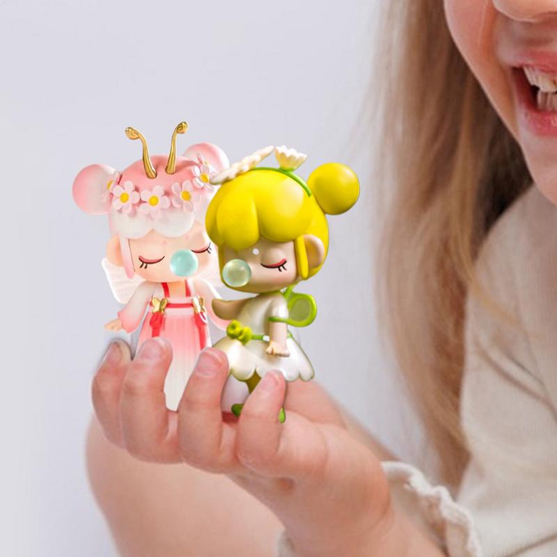 Fox Animal Statue Desktop Fox Fairy Model Statue Decorative Tabletop Ornament Fox Fairy Model For Boys Girls Table Shelf Kid