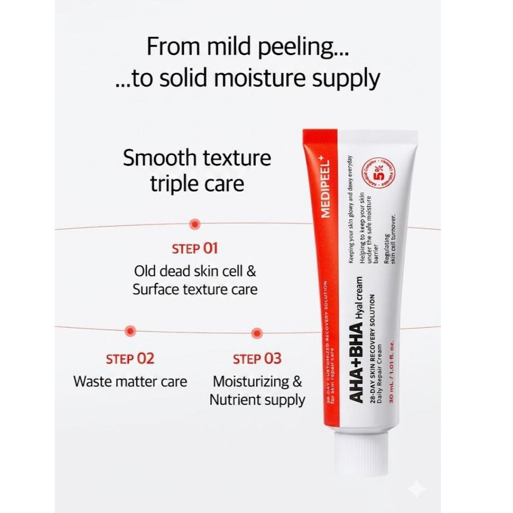 [Medipeel] AHA+BHA 28 days Hyal Cream 30ml