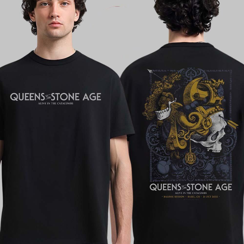 Queens Of The Stone Age Basel Switzerland 2025 At Baloise Session T-Shirt