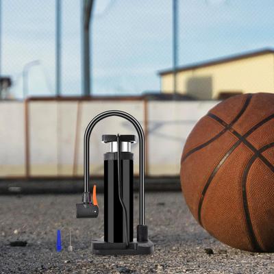 Bike Floor Pump with Nozzles, High Pressure ,Inflator Portable for Bikes Motorcycles Swimming