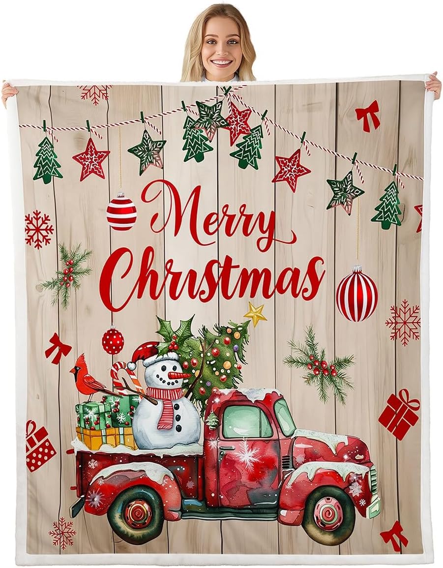 Santa Claus Throw Blanket Cute Corgi Dog Oil Painting Style Fleece Blanket for Kids Teens Adults Winter Snow Christmas Cabin 75x90cm
