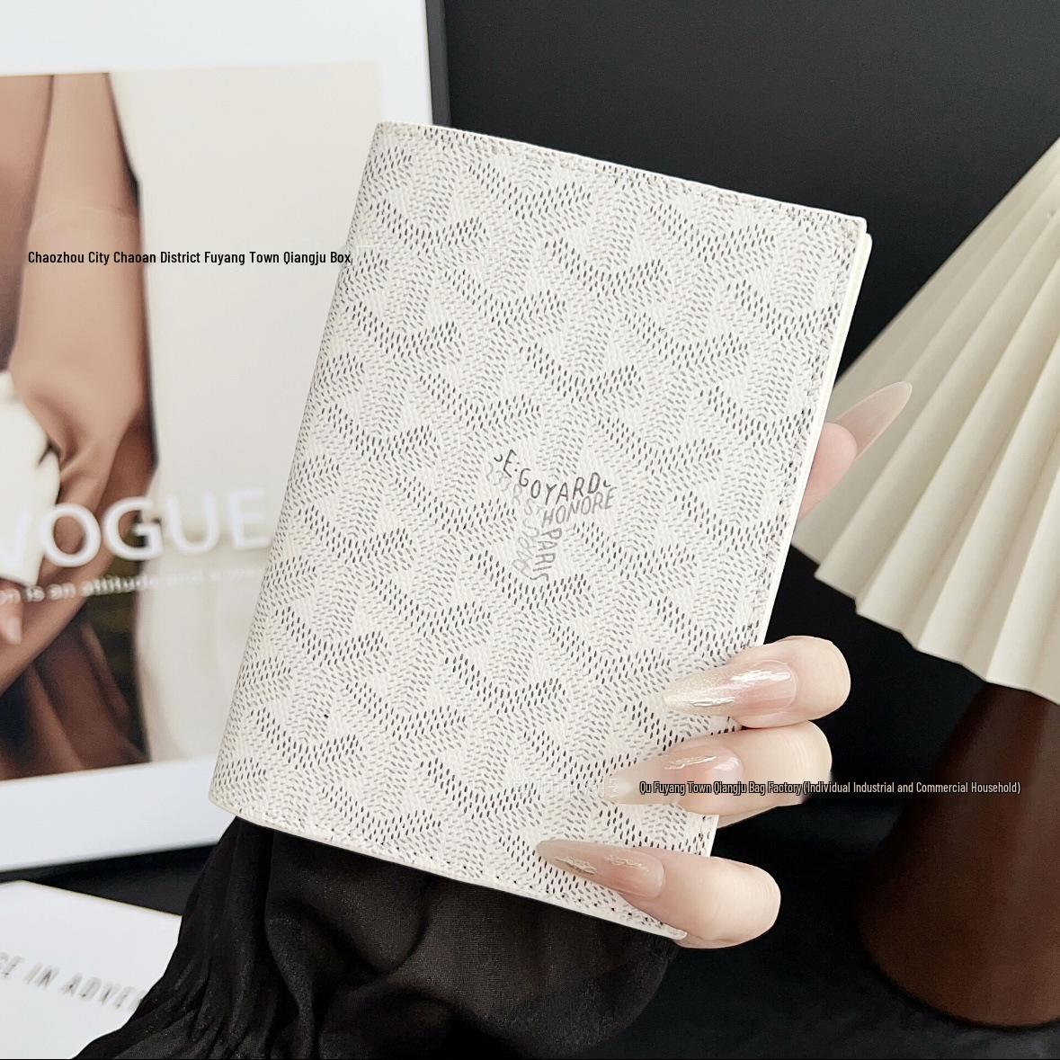 

Goya Unisex Passport Holder & Travel Organizer - Protective Dogtooth Cover & Wallet No Packaging