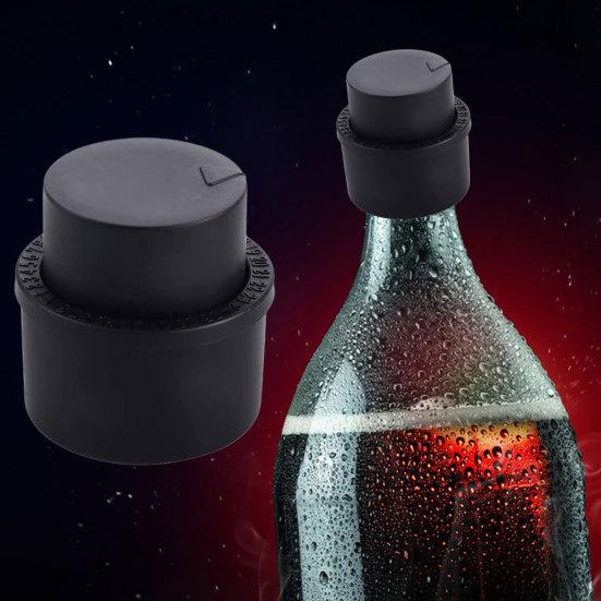 Bottle Stopper Data Dial Design Time Adjustment Push Type Fizzy Drink Freshness Keeping Saver Lid Sealer Bottle