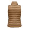 Sleeveless Puffer Jacket with Zip-up High Collar for Women ONLY
