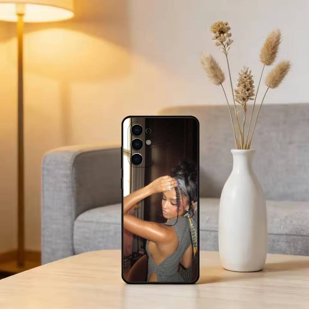 

A-Afrobeats S-Style Phone Case Black Silicone Soft For Samsung S25,S24,S21,S22,S23,S30,Ultra,S20,Plus,Fe,Lite Samsung S30Ultra5G
