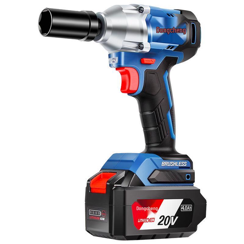 Dongcheng High Torque Brushless Electric Wrench with Lithium Battery 