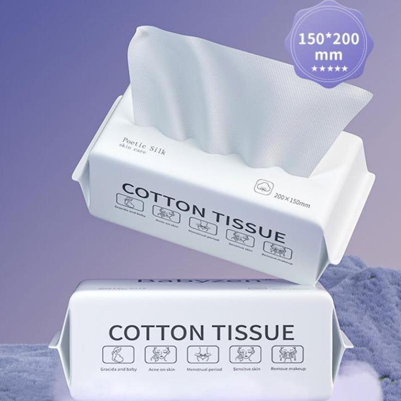 Skin Friendly Disposable Face Towel Extraction Pure Cotton Thickened Pearl Pattern Dry And Wet Cotton Soft Recycling