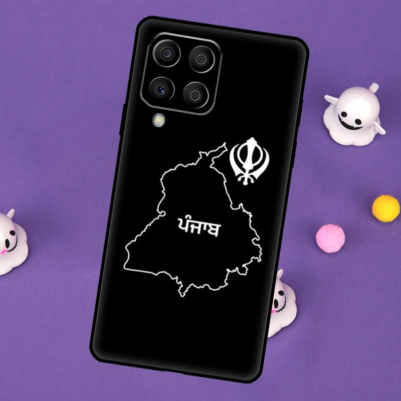 Punjab Map Outline Cover For Samsung Galaxy M11 M51 M31 M33 M13 M23 M53 M15 M55 M14 M34 M54 M20 M32 M52 Case