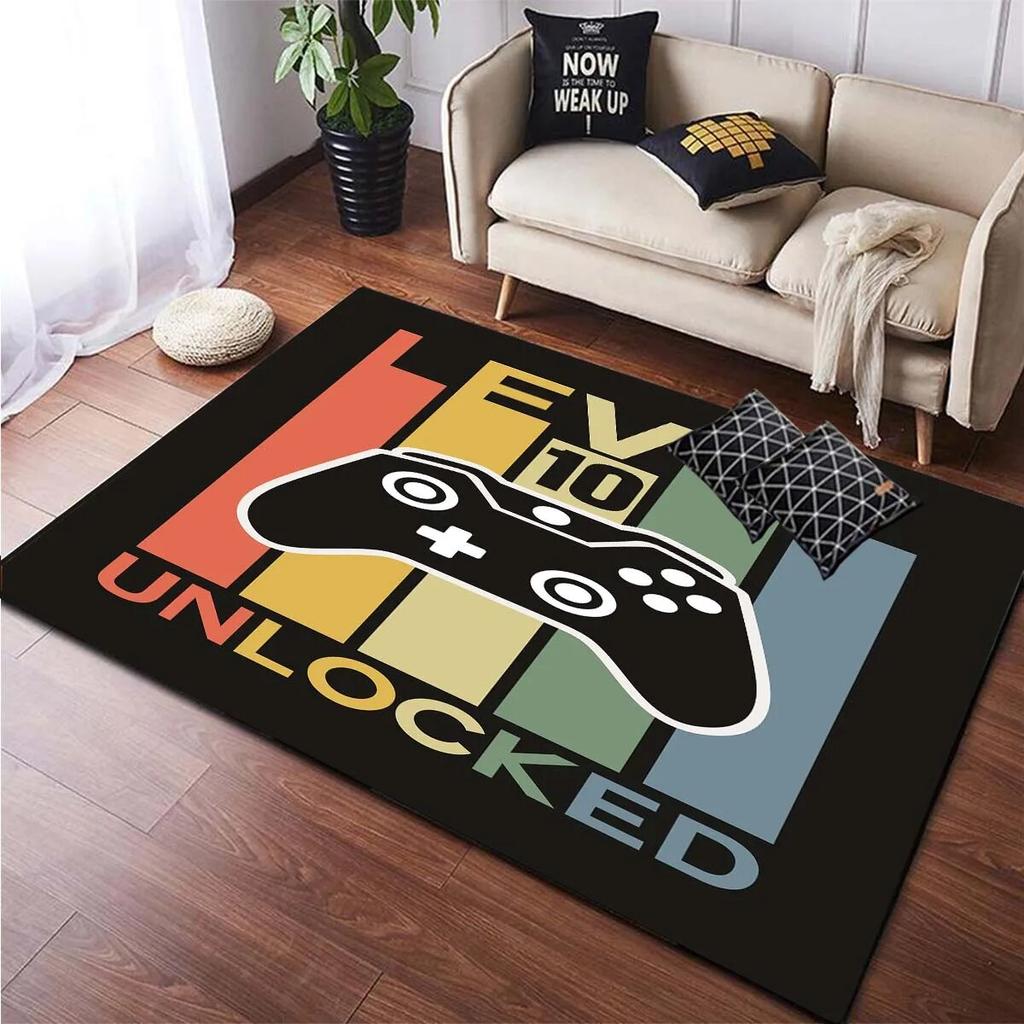Game Controller Area HD Art Printing Rugs Non-Slip Floor Mat Doormats Carpet for Bedroom Kids Play Mat Yoga Mat Picnic Camping