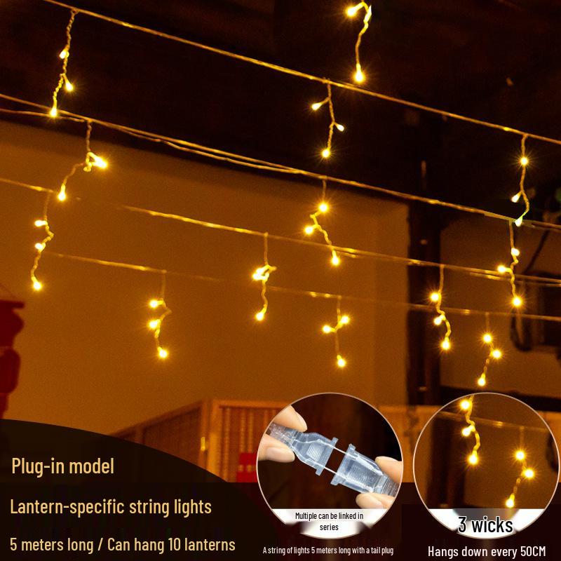 Ancient Style Paper Lantern Riddles for New Year Events as shown