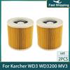 Sacchetti Filtro Polvere di Ricambio per Aspirapolvere Karcher WD3 WD3200 WD3300 MV3 Pezzi di Ricambio Accessori Filtri Hepa Sacchetti Polvere