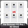 Compatible for Ecovacs X5 Pro / X5 Omni Replacement Main Side Brush HEPA Filter Mop Pads Dust Bags Spare Parts Accessories
