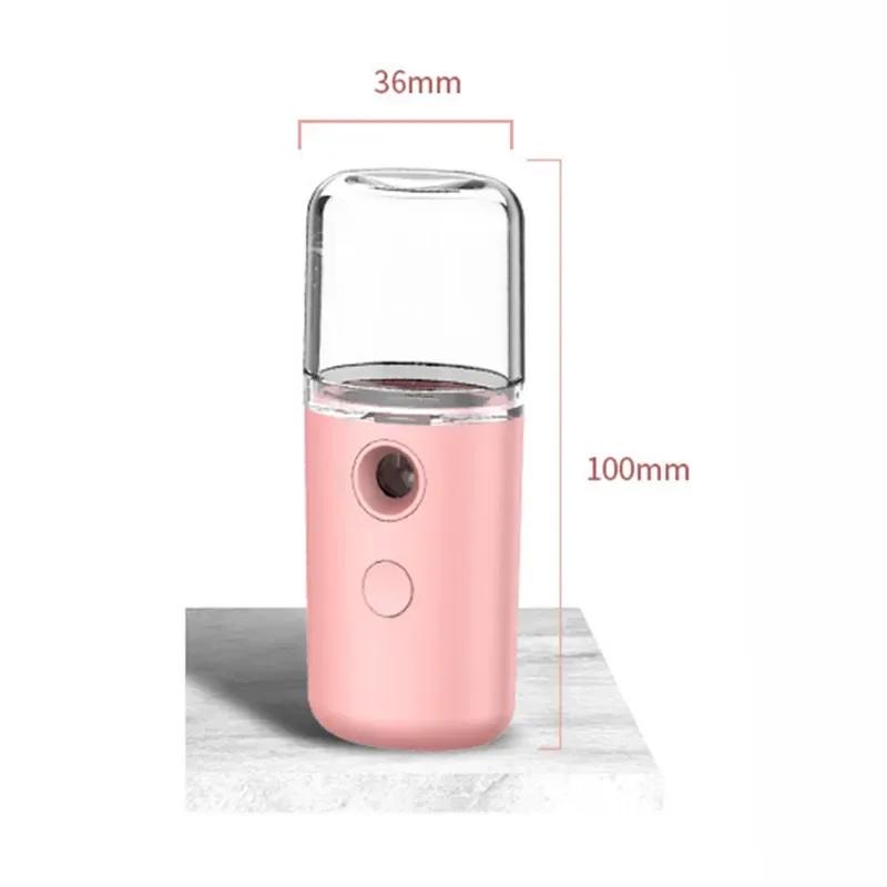 Mini Humidifier Facial Steamer Device Beauty Spray Hydrating Apparatus Cold Spray Apparatus Rechargeable Nano Spray Skin Care