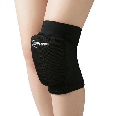 Volleyball Knee Support 23mm Single Made In Flexible Tricot Knee JVA Certified D&M Pad, Thick, Black, Ambidextrous, Pad, Japan, Medium, D-861, Pad,