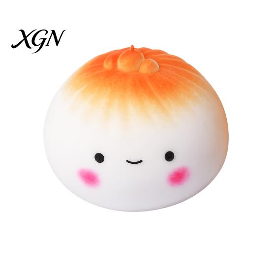 Steamed Bun Stress Toy Cartoon Fidget Relieving Stuffed Squeeze Simulated Dough Ball Dumpling Office Desk Slow Rebound