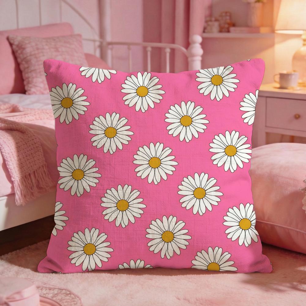 DecordaisyS Cushion Cover Premium Comfort Reversible Pillow Cove Two in One Design for Any Room Car Interior