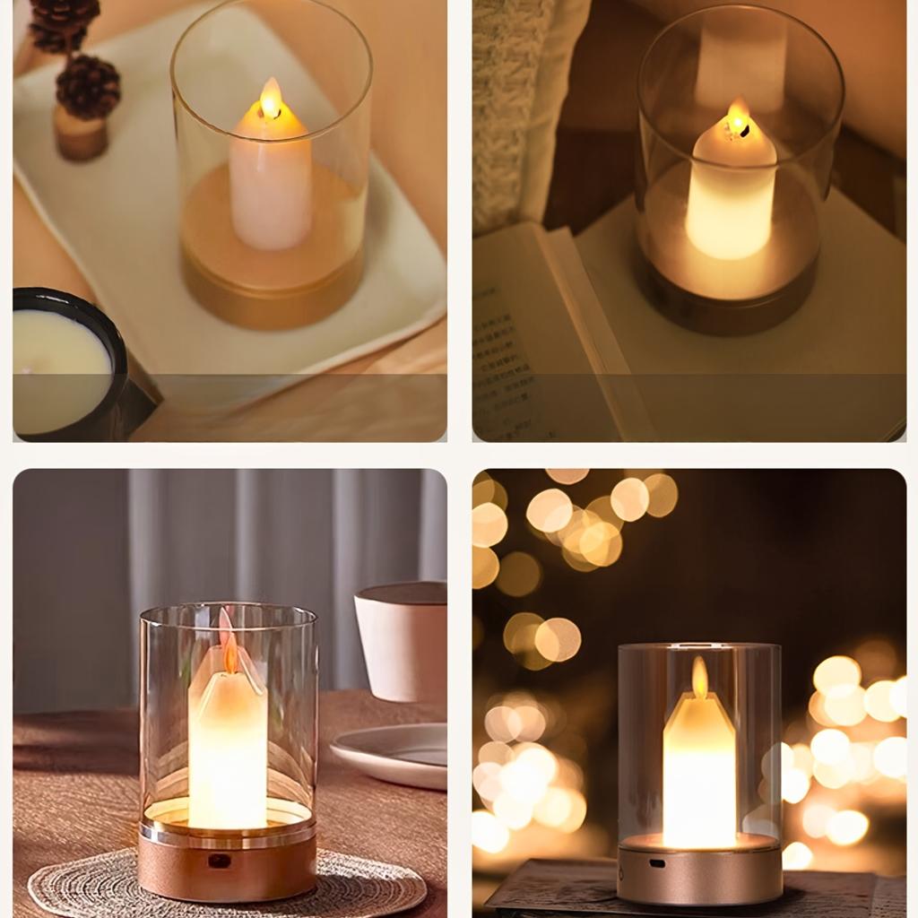 Magic Crystal Motion Sensor LED Candle Lamp with Hand Control Motion-Activated Touchless Operation