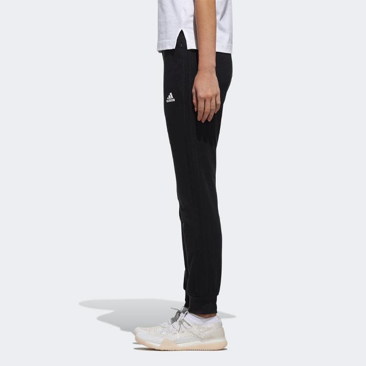 Adidas Pt Ft Ch 3S Solid Color Knit Tapered Sports Pants Women Pants Black DT8325