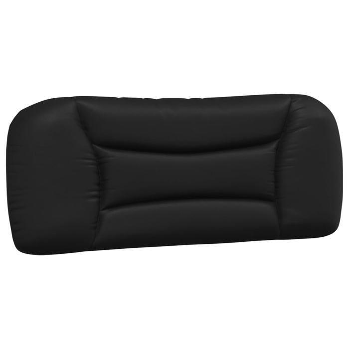 VidaXL Headboard Cushion, Reading Pillow with Zipper, Reading Cushion for Bed Bedroom, Black 100 374556