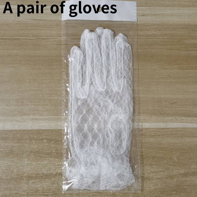 Lace Bridal Wedding Gloves Evening Party Costume Prop Decoration Woman Gift
