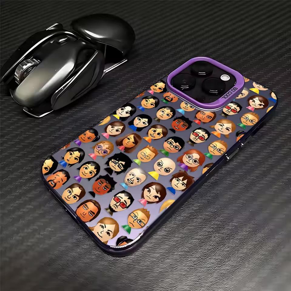 Full Screen Character Personalized Cute Phone Case for iPhone 17 AIR 16E 15 14 13 12 11 PRO MAX MINI XSMAX XR 7 8 PLUS Y2K Cover