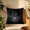 Stylish HHollow Knightes Cushion Cover Versatile DoubleSided Pillow Case Fit for Sofa Bed Car  Daily Decor
