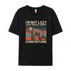 Im Not Lazy I Just Enjoying Doing Nothing Tshirt Vintage Tshirt Graphic Printed Tshirt Fun Print Tshirt