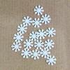 100pcs White Pearl Resin Snowflake Flatbacks Embellishments DIY Phone Christmas Decorations Scrapbooking Crafts 12mm