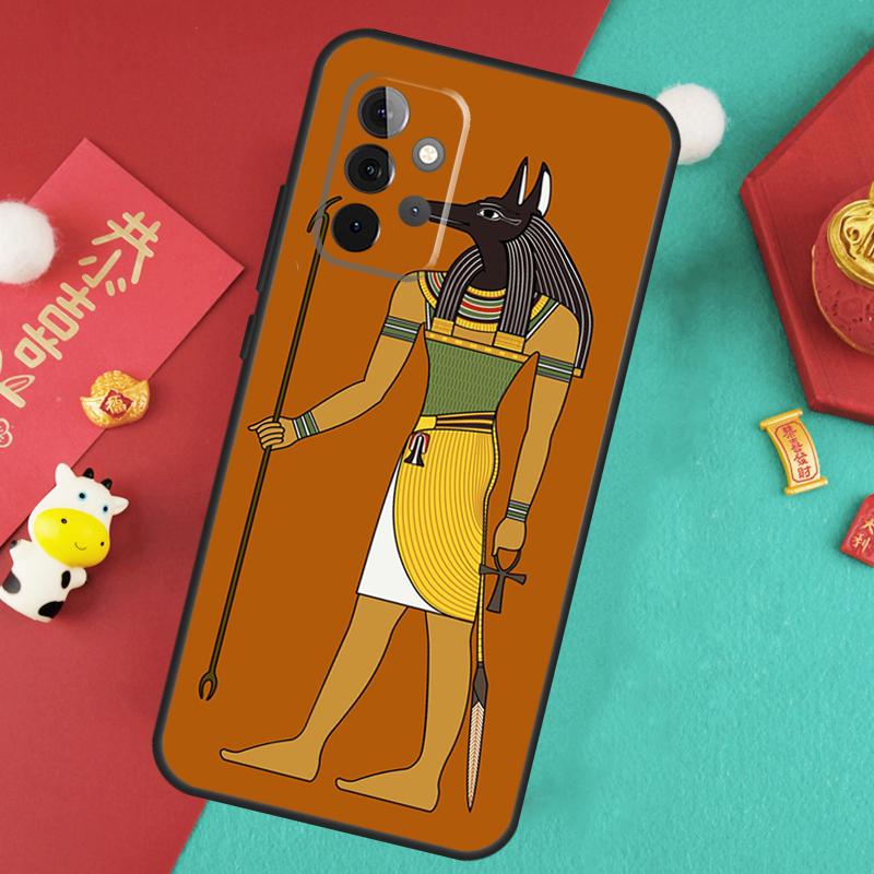 Anubis Egyptian God Case For Samsung Galaxy A34 A54 A14 A15 A25 A35 A55 A53 A33 A13 A52 A32 A12 A51 A71 Cover